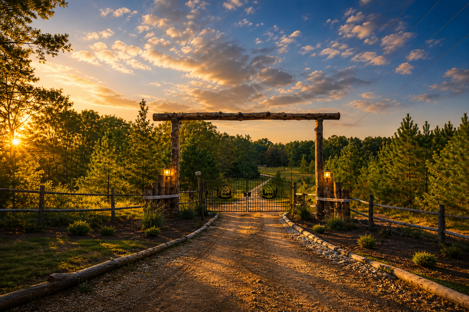 Entrance to Waterfront Retreat